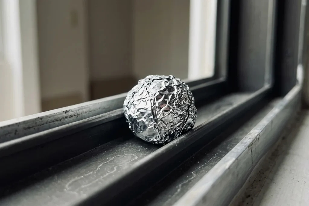 Wrzuć kulkę folii aluminiowej do szyn okiennych. Genialny trik, który uratuje twoje okna przed wymianą!