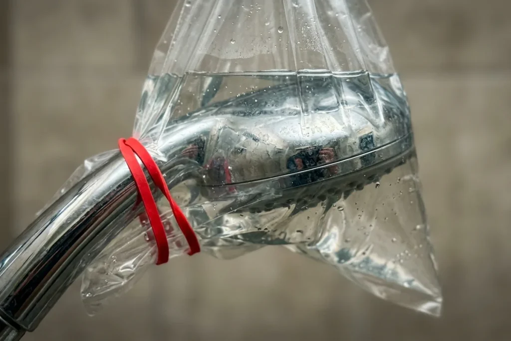 Załóż woreczek na prysznic i poczekaj godzinę. Efekt? Ciśnienie wody jak w luksusowym spa!